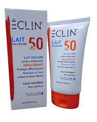 eclin lait solaire adulte ultra hydratant spf 50